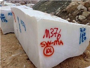 Pure White Onyx Block, Iran White Onyx