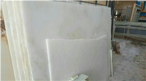 Pure White Onyx Slab, Iran White Onyx