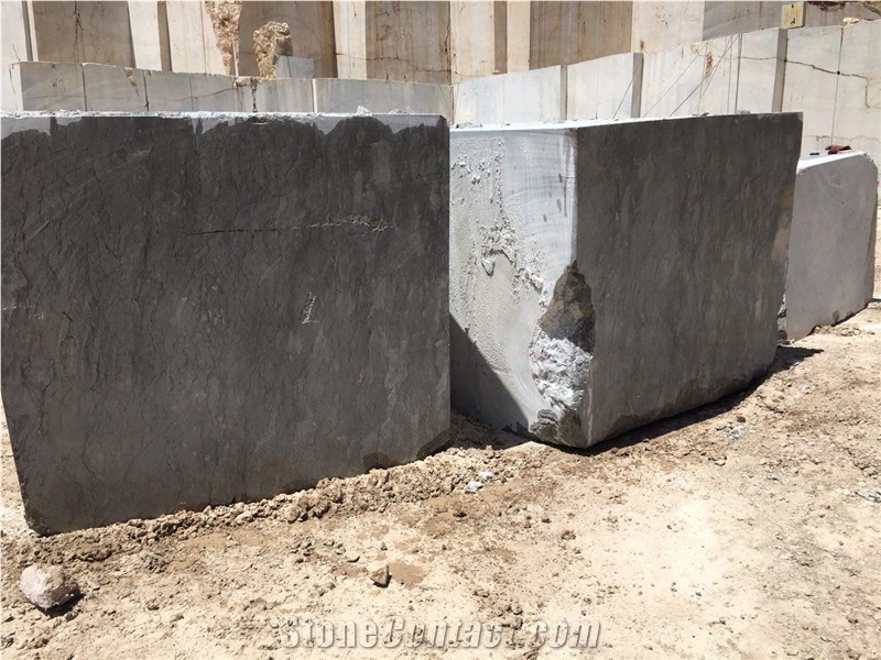 Smoke Wave Marble Block, Iran Grey Marble