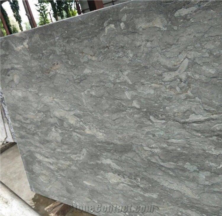 Smoke Wave Marble Block, Iran Grey Marble