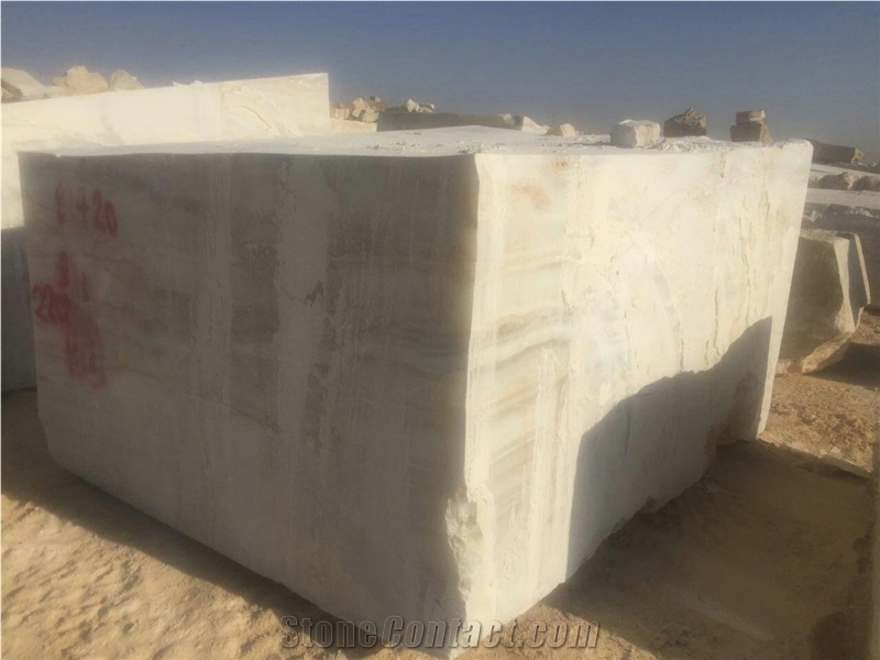 White Onyx Block, Iran White Onyx