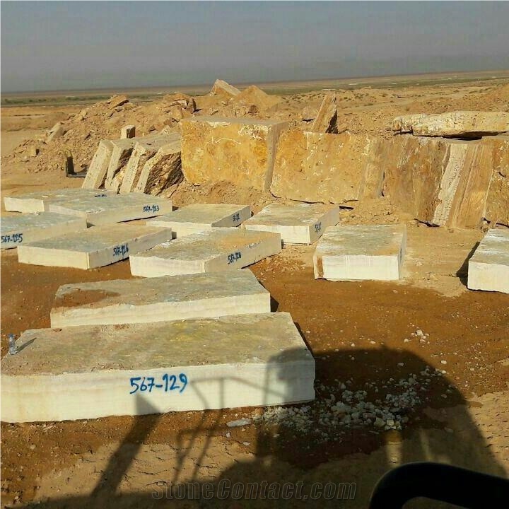 White Onyx Block, Iran White Onyx