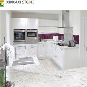 Andromeda White Srilanka White Kitchen Countertops,Island Tops,Bar Top