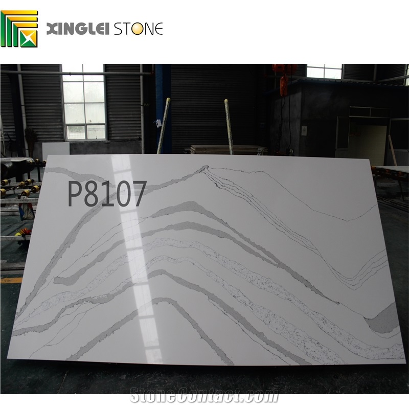 Calacatta Carrara Pure White Quartz Slabs,Tiles,Walls,Floor Covering
