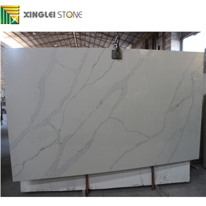 Calacatta Carrara White Quartz Kitchen Countertops,Island Tops,Worktop