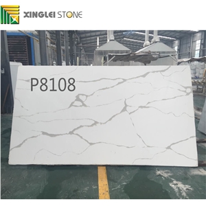 Calacatta Carrara White Quartz Kitchen Countertops,Island Tops,Worktop