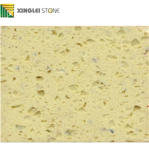 Crystal Particles Beige Quartz Slabs,Tiles,Wall