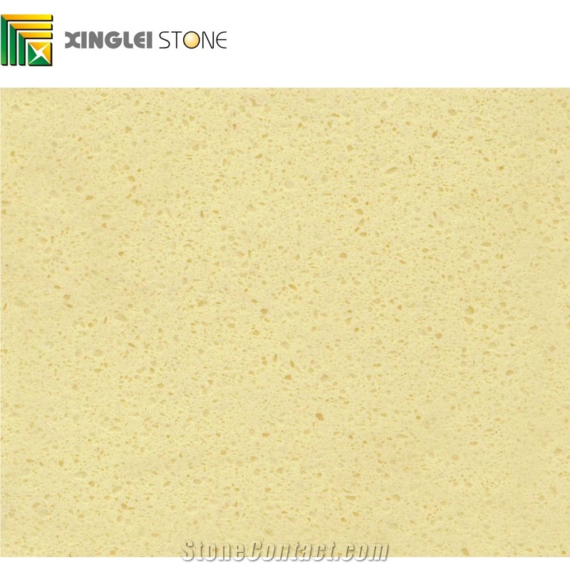 Crystal Particles Beige Quartz Slabs,Tiles,Wall