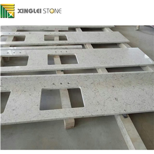 Crystal Particles Quartz Kitchen Countertops,Island Tops,Worktops,Desk