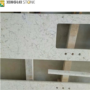 Crystal Particles Quartz Kitchen Countertops,Island Tops,Worktops,Desk