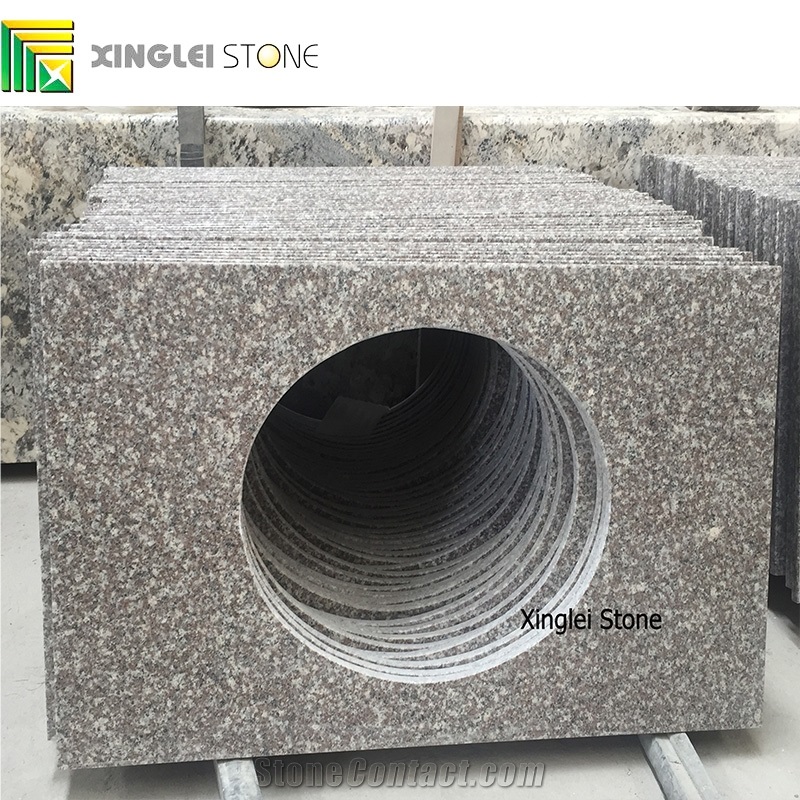 G664 Granite Vanities/Bath Tops,Chinese Luoyuan Red Granite Countertop
