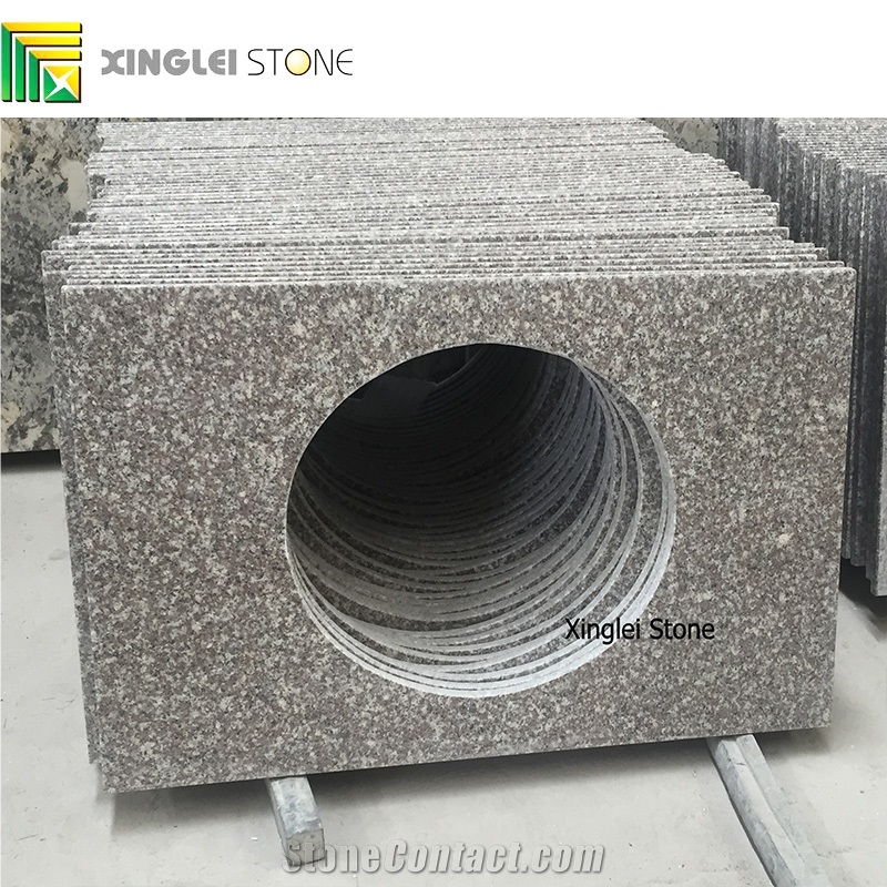 G664 Granite Vanities/Bath Tops,Chinese Luoyuan Red Granite Countertop