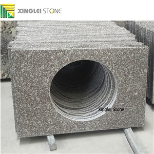 G664 Granite Vanities/Bath Tops,Chinese Luoyuan Red Granite Countertop