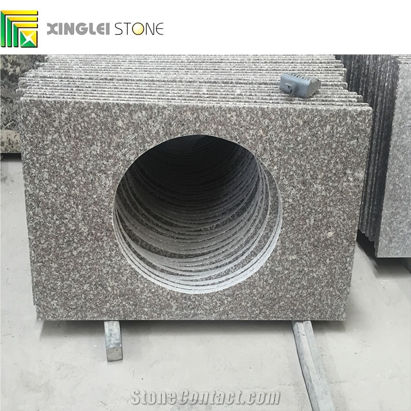 G664 Granite Vanities/Bath Tops,Chinese Luoyuan Red Granite Countertop