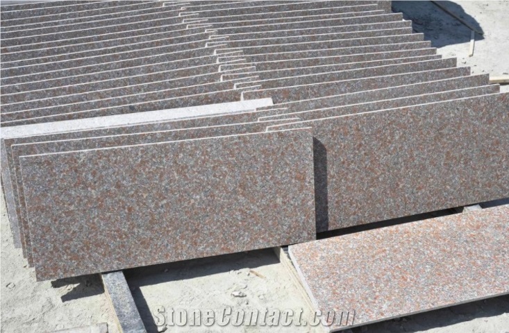G368 Red Granite Floor Tiles Saw Flooring Tile Design Polished Tile