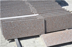 G368 Red Granite Floor Tiles Saw Flooring Tile Design Polished Tile
