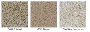 G682-S Yellow Granite Stone Paving Stone Flooring Tile Design