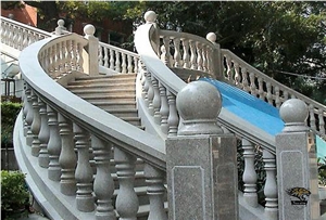 Baluster Natural Stone White Marble Railings