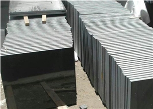 Polished China Mongolia Black Natural G133 Granite Tiles Floor Wall