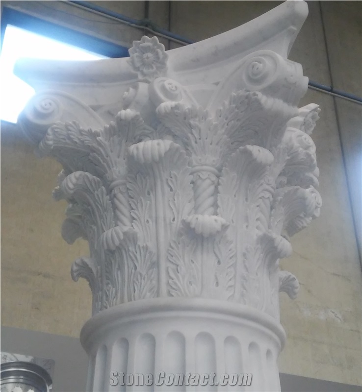 Columns in Marble and Other Materials