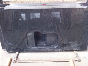 Black Bathroom Countertops, China Impala Black G654 Kitchen Countertop