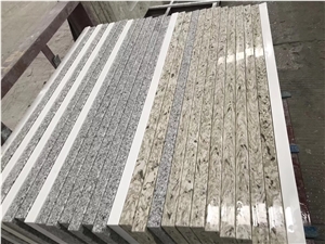 Calacatta Engineered Quartz, Quartz Kitchen Countertop, Kitchen Island