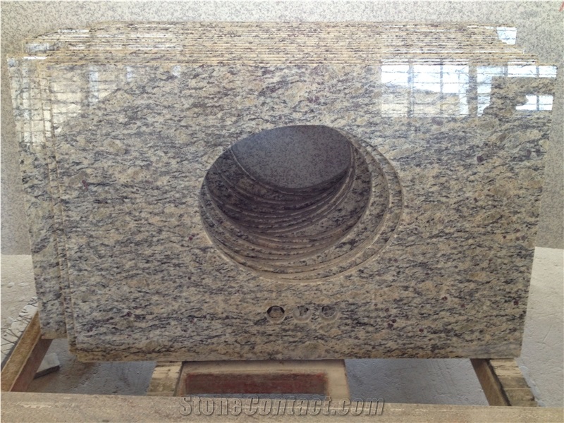 Santa Cecilia Vanity Top, Hotel Vanity Top, Bath Vanity Top