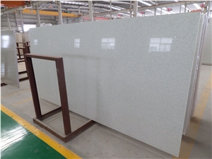 Sparkling White Quartz, Crystal White Quartz, White Quartz Slab