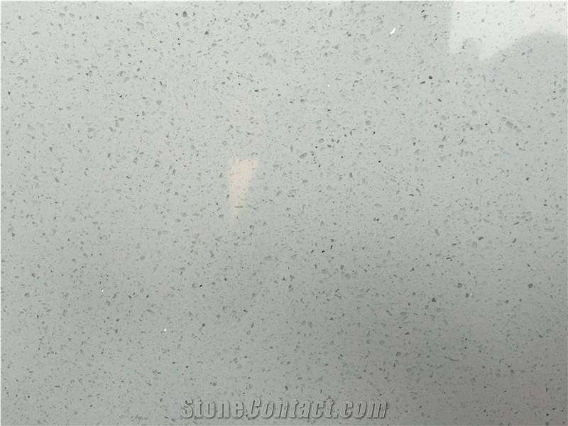 Sparkling White Quartz, Crystal White Quartz, White Quartz Slab