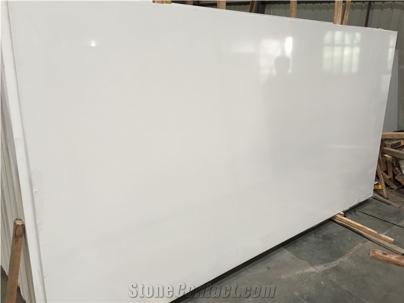 Super White Quartz, Pure White Quartz, Quartz Stone Slabs