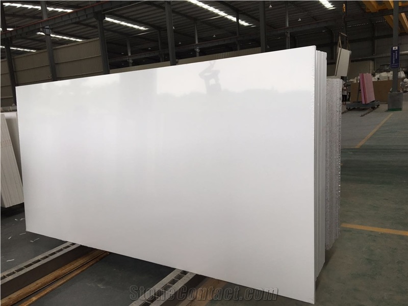 Super White Quartz, Pure White Quartz, Quartz Stone Slabs