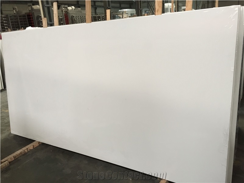 Super White Quartz, Pure White Quartz, Quartz Stone Slabs