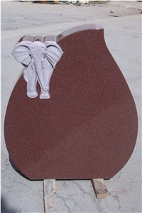 Granite Tombstones with Engraving and Carving