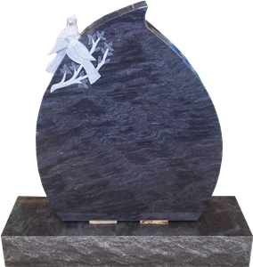 Granite Tombstones with Engraving and Carving