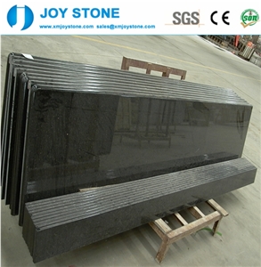 Hot Sale Cheap Perfab Polish Black Galaxy Granite Ktichen Countertop