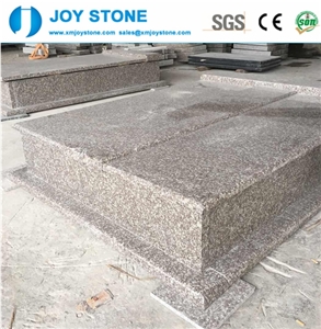 Popular Chinese G664 Pink Poland Gravestone Granite Monument