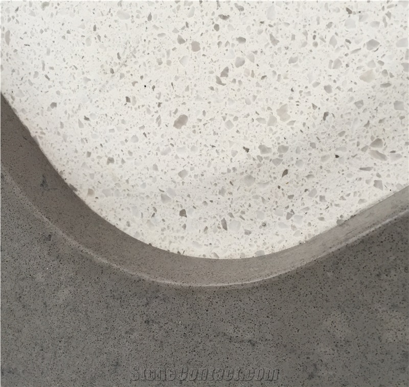 New Design Natural Color Quartz Countertops Table Tops