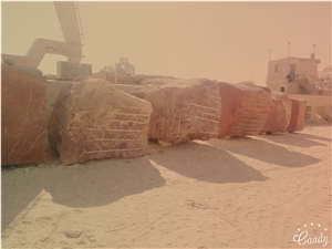Red Marble Blocks