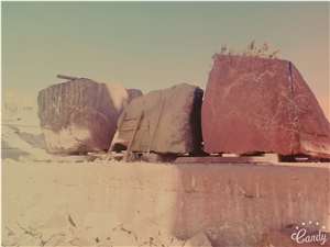 Red Marble Blocks