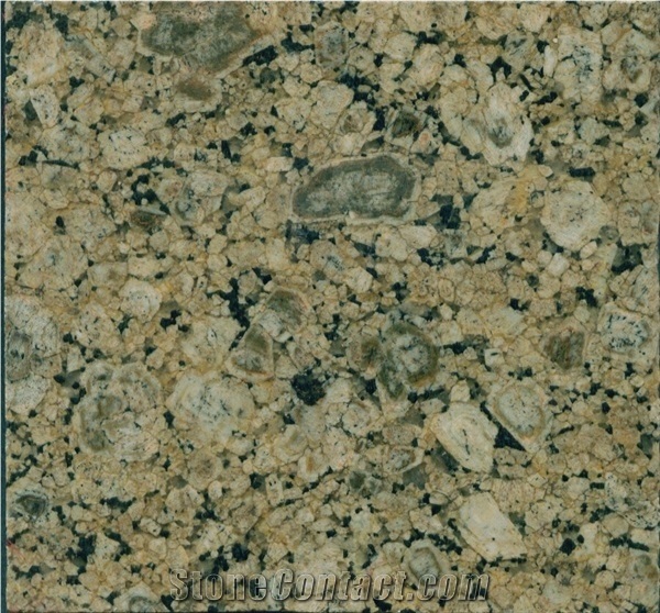 Verdi Yellow Granite ,Ghazal Granite Slabs