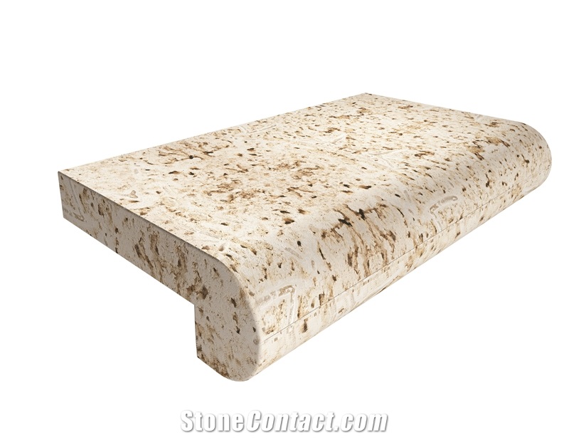 Coral Stone Pool Copings