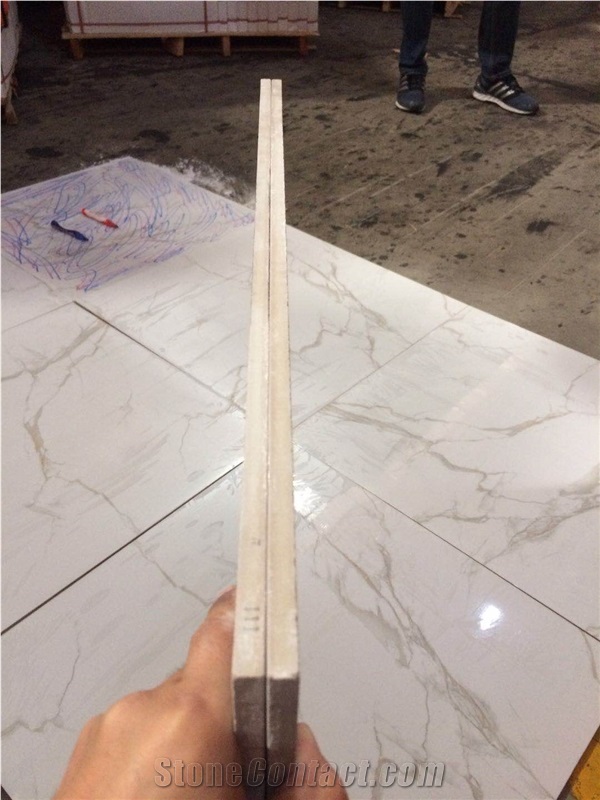Calacatta 24x24 Polished Glossy