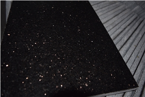 Black Galaxy Granite Slabs & Tiles