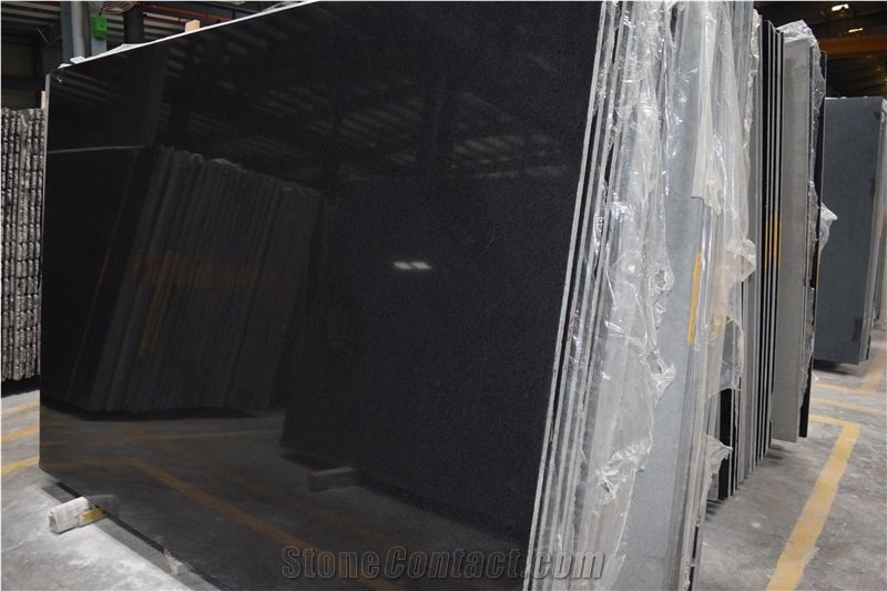 Black Galaxy Granite Slabs & Tiles