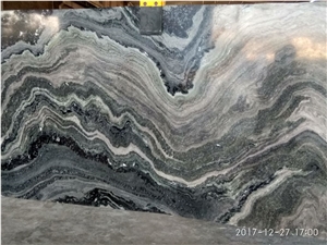 Fantasy Green Granite Slabs & Tiles, India Green Granite