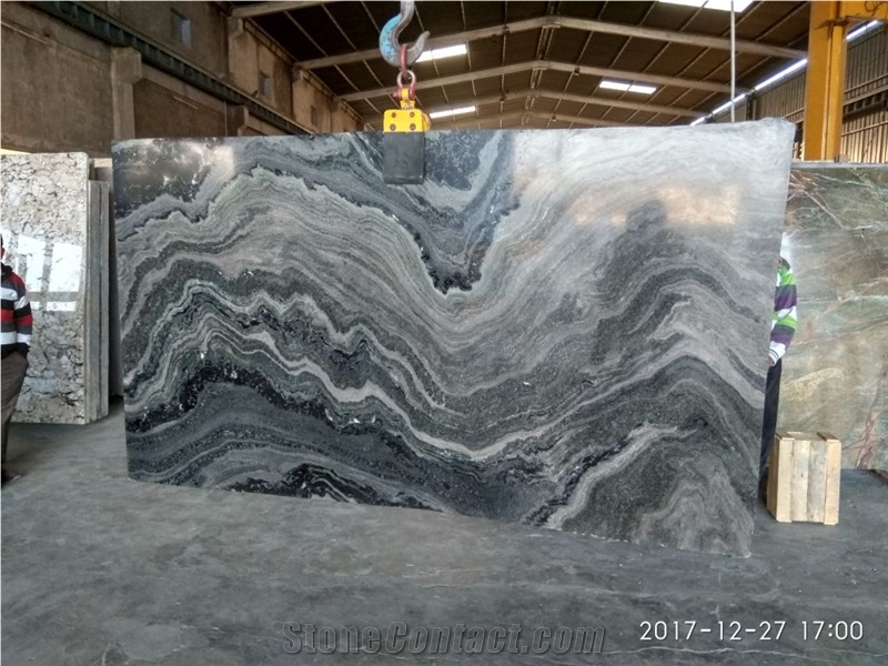 Fantasy Green Granite Slabs & Tiles, India Green Granite