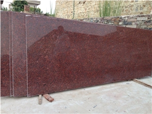 New Imperial Red Granite / Red Ruby Granite Slabs or Tiles Form India