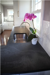 Quicksilver Schist Countertop