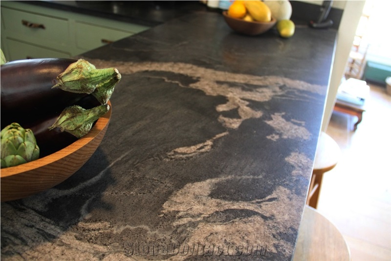 Quicksilver Schist Countertop