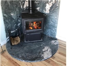 Starry Night Crowsfoot Hearth and Surround
